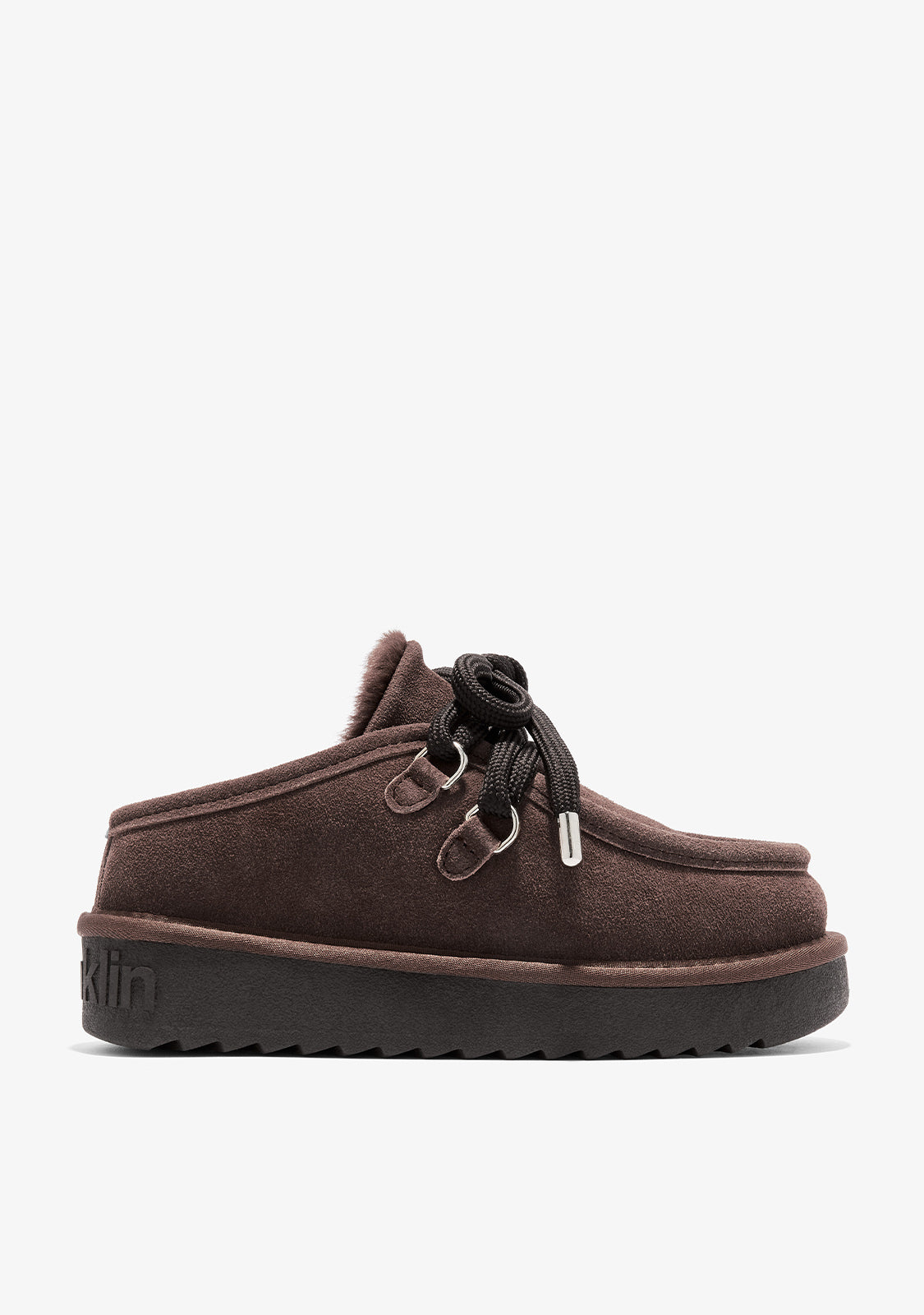 Nordic Clog Choco Brown | Winter Clogs | D.Franklin