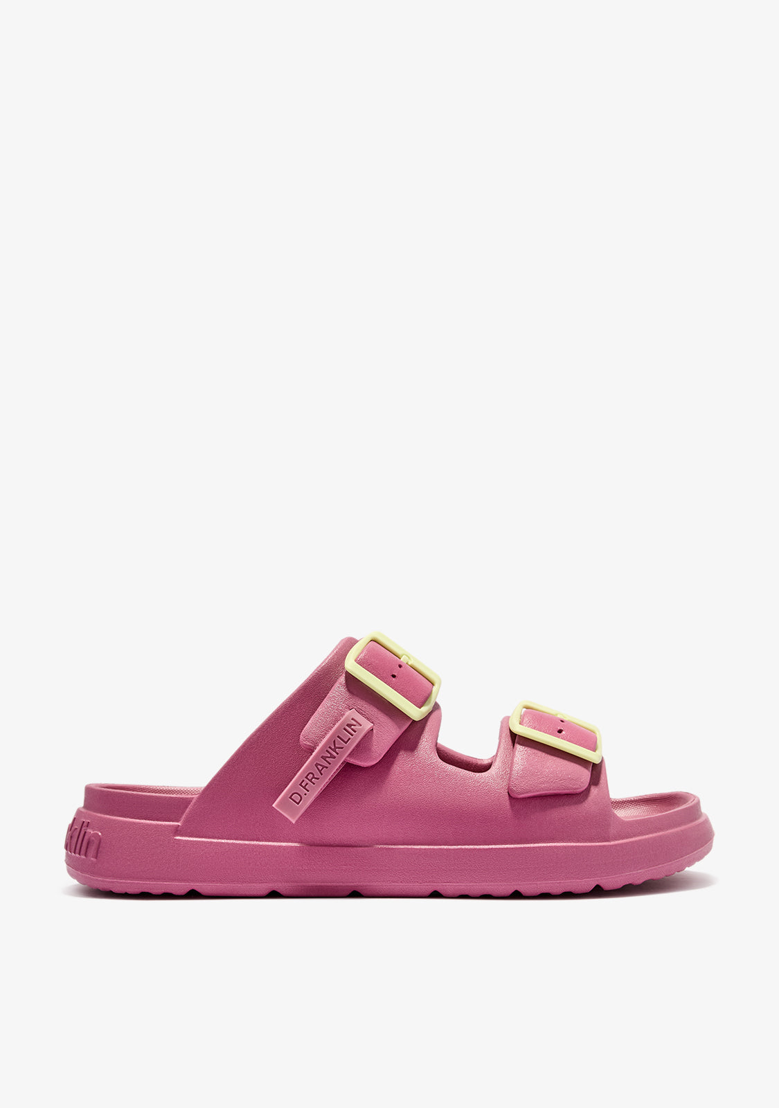 Women's Vibe Foam 2 Buckles Rose Mix Sandals | D.Franklin