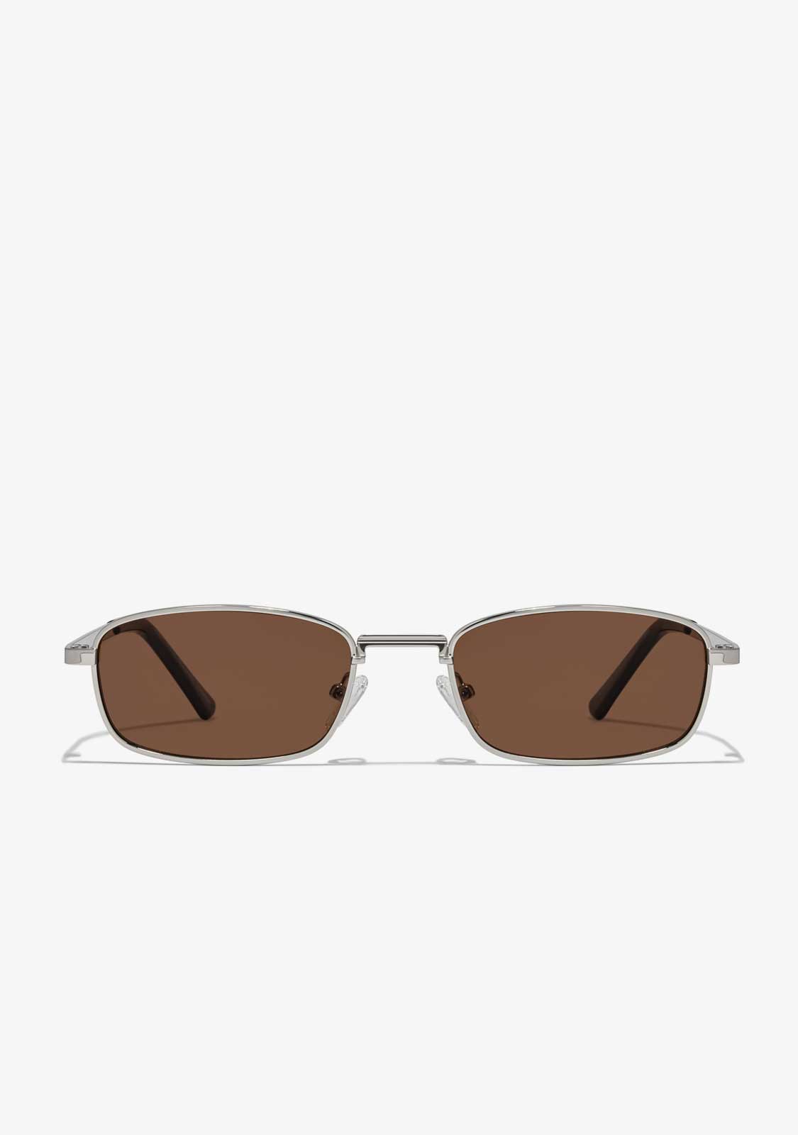 Brown Sunglasses Square Legacy Silver | D.Franklin®