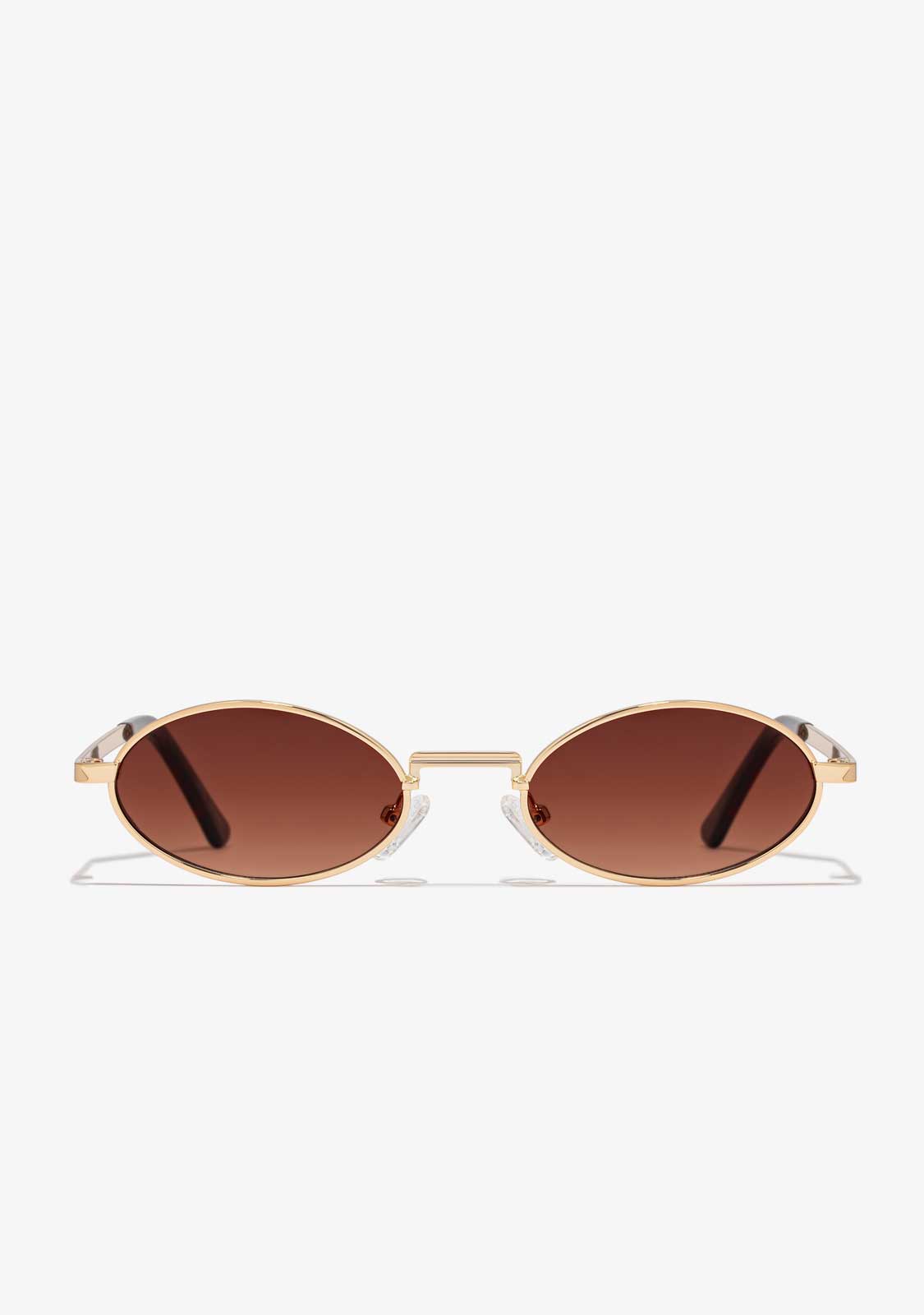 Brown Sunglasses Oval Legacy Gold | D.Franklin®