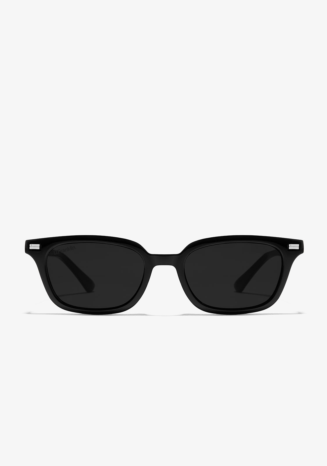 Rectangular TR90 Sunglasses Black | D.Franklin