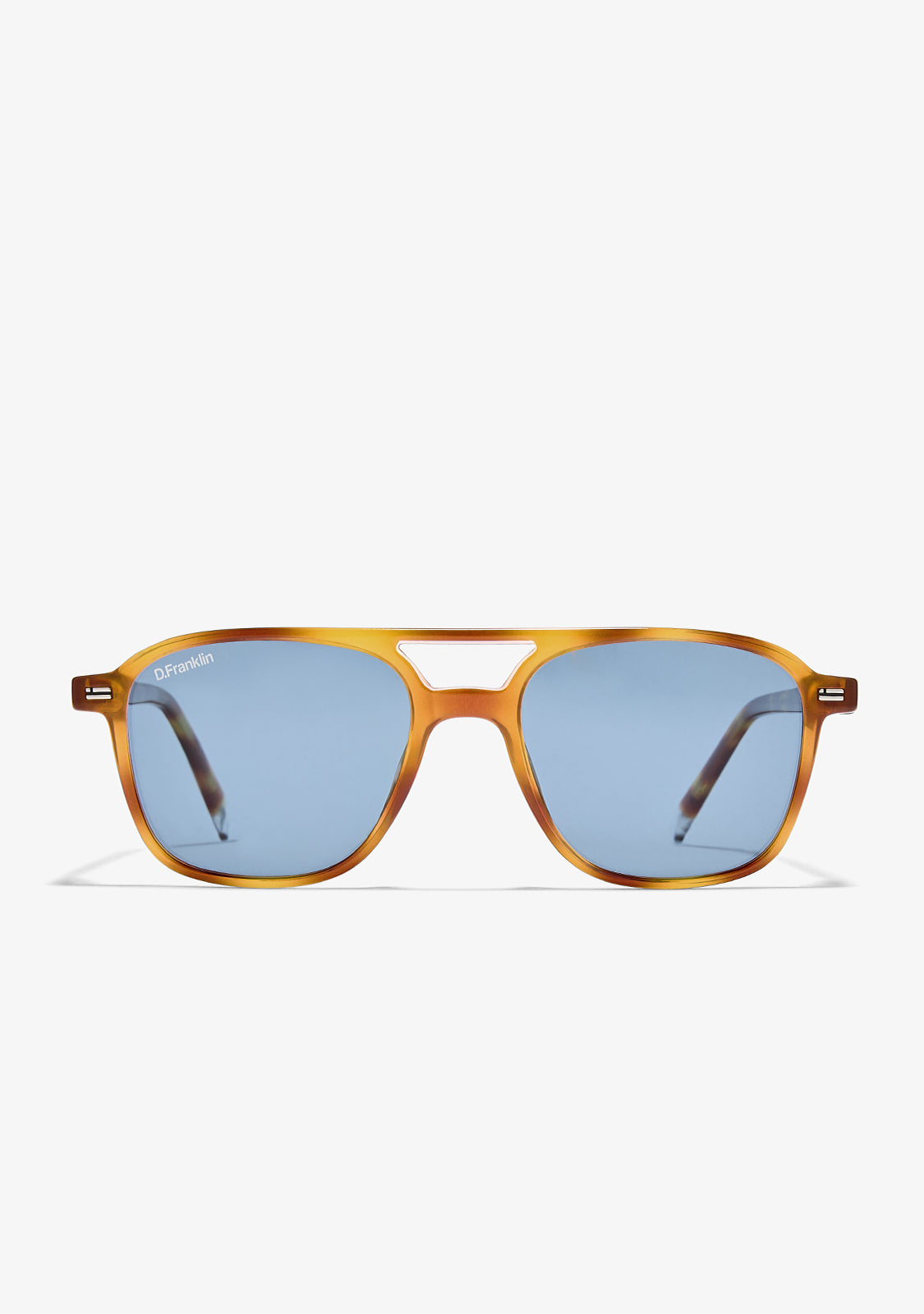 Sunglasses Jackson Square Amber Tort / Blue | D.Franklin