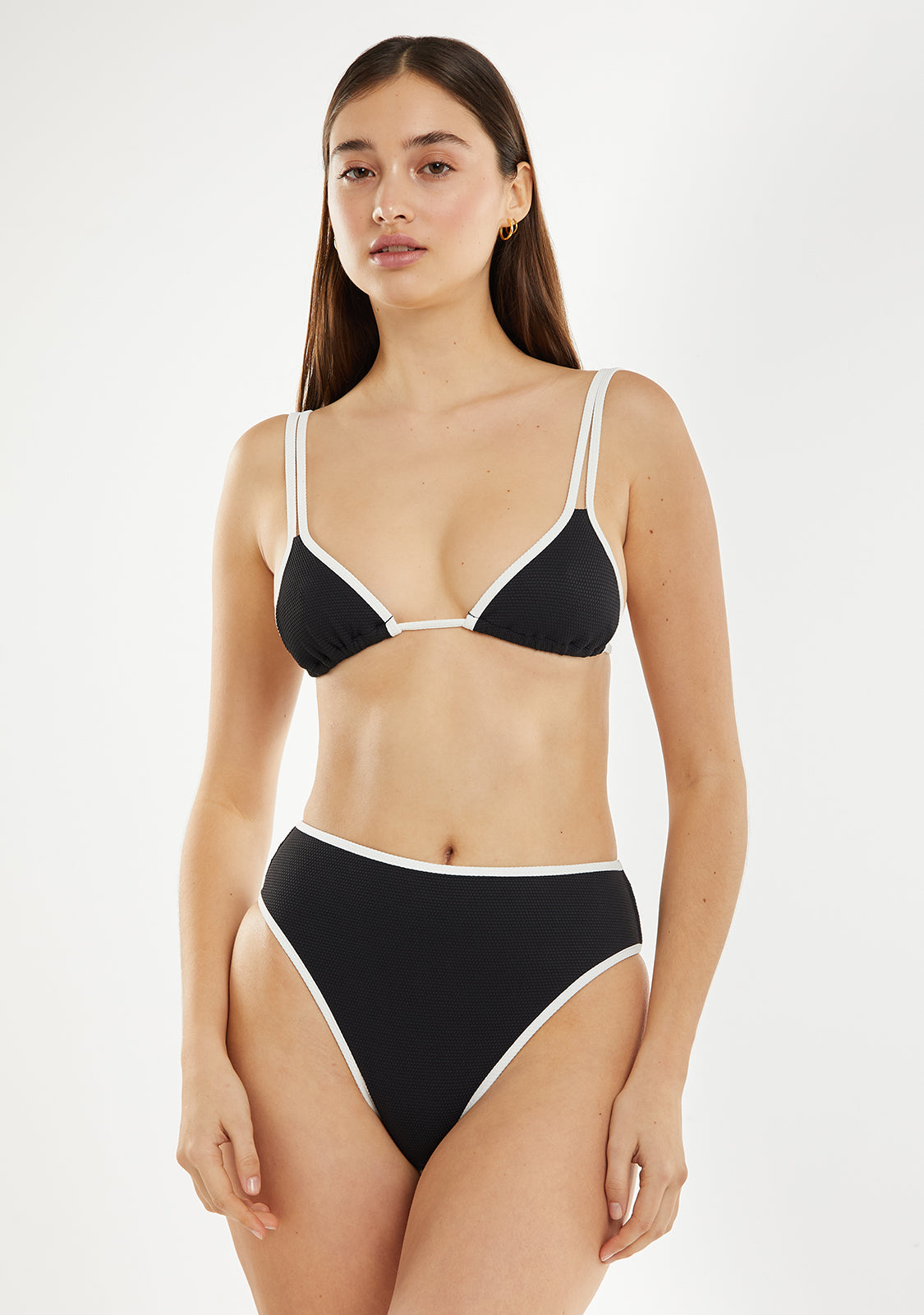 Aruba Top + Wake Bottom Bikini Black