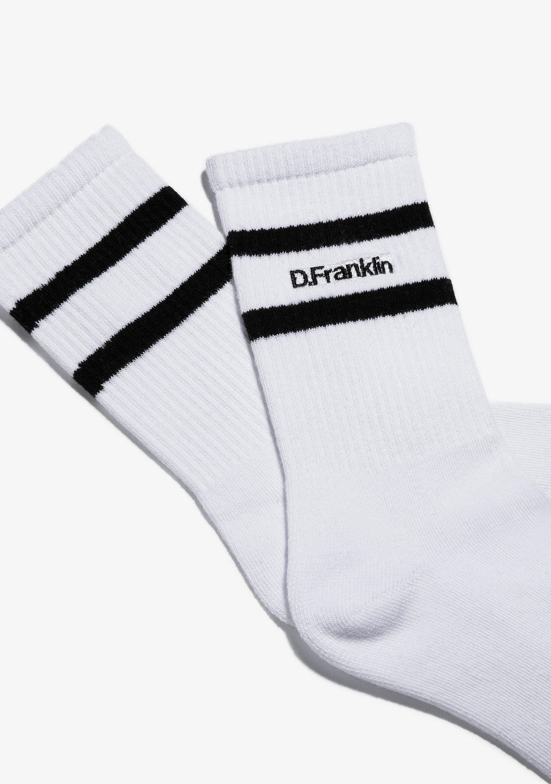 DF 2 Stripes Socks White