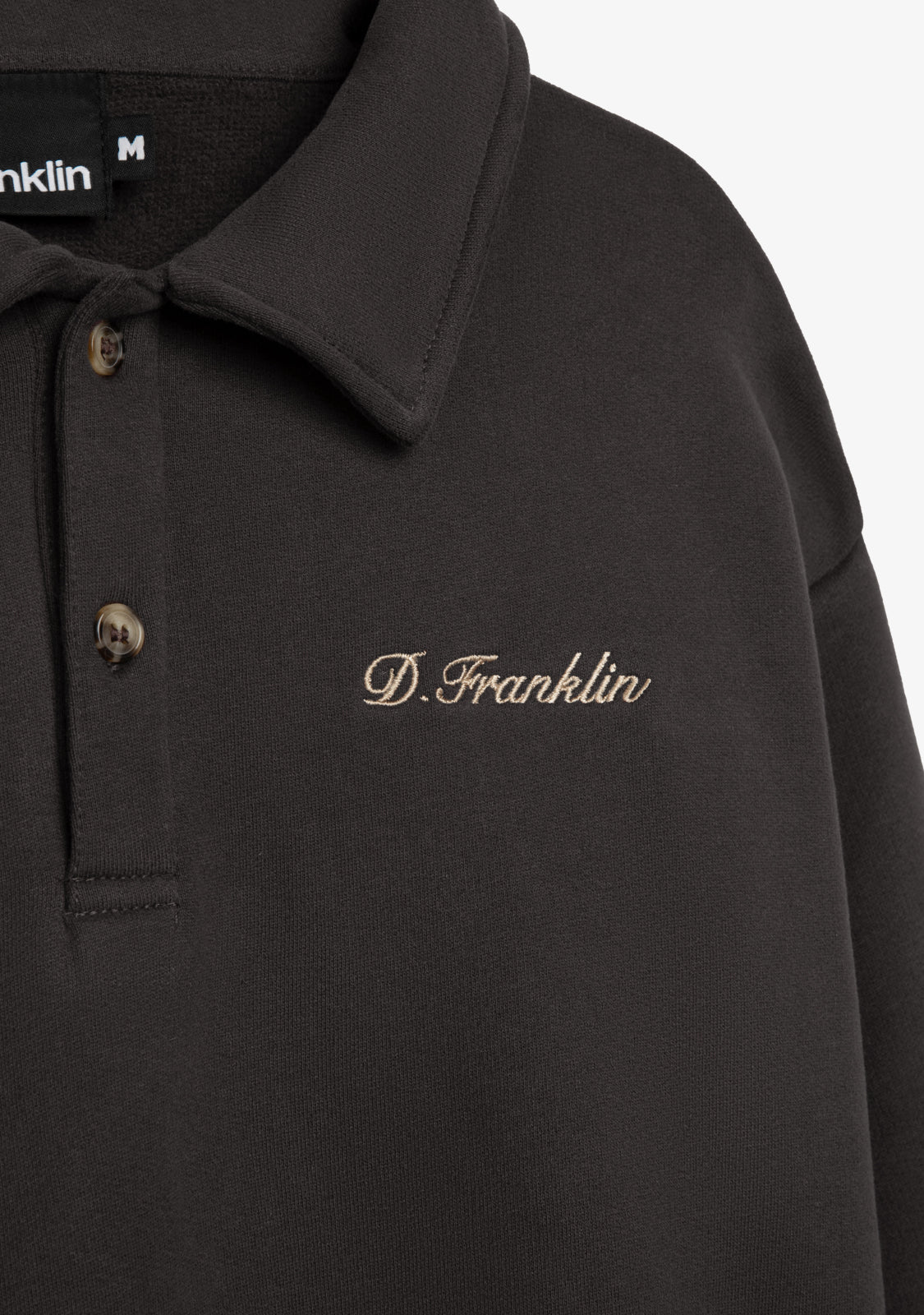 Polo Sweatshirt Anthracite