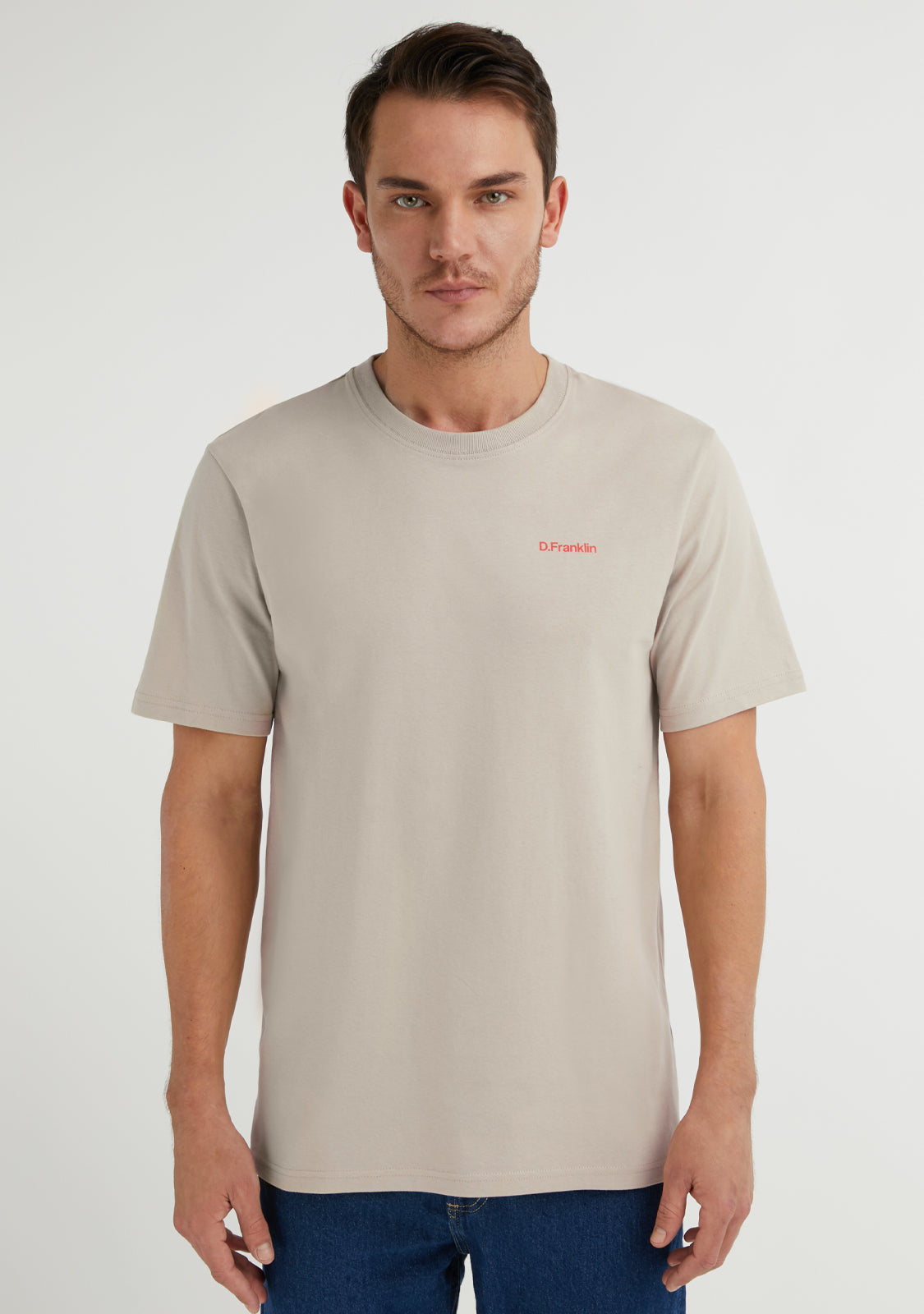 Basic Logo T-Shirt Desert /Coral