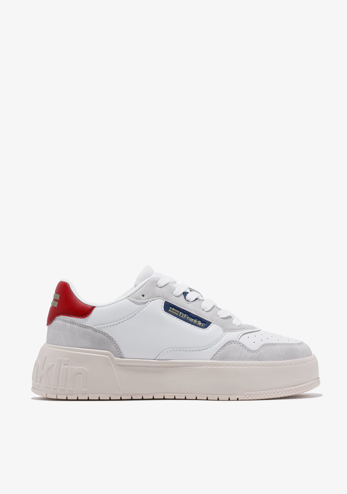 Court White Red Navy
