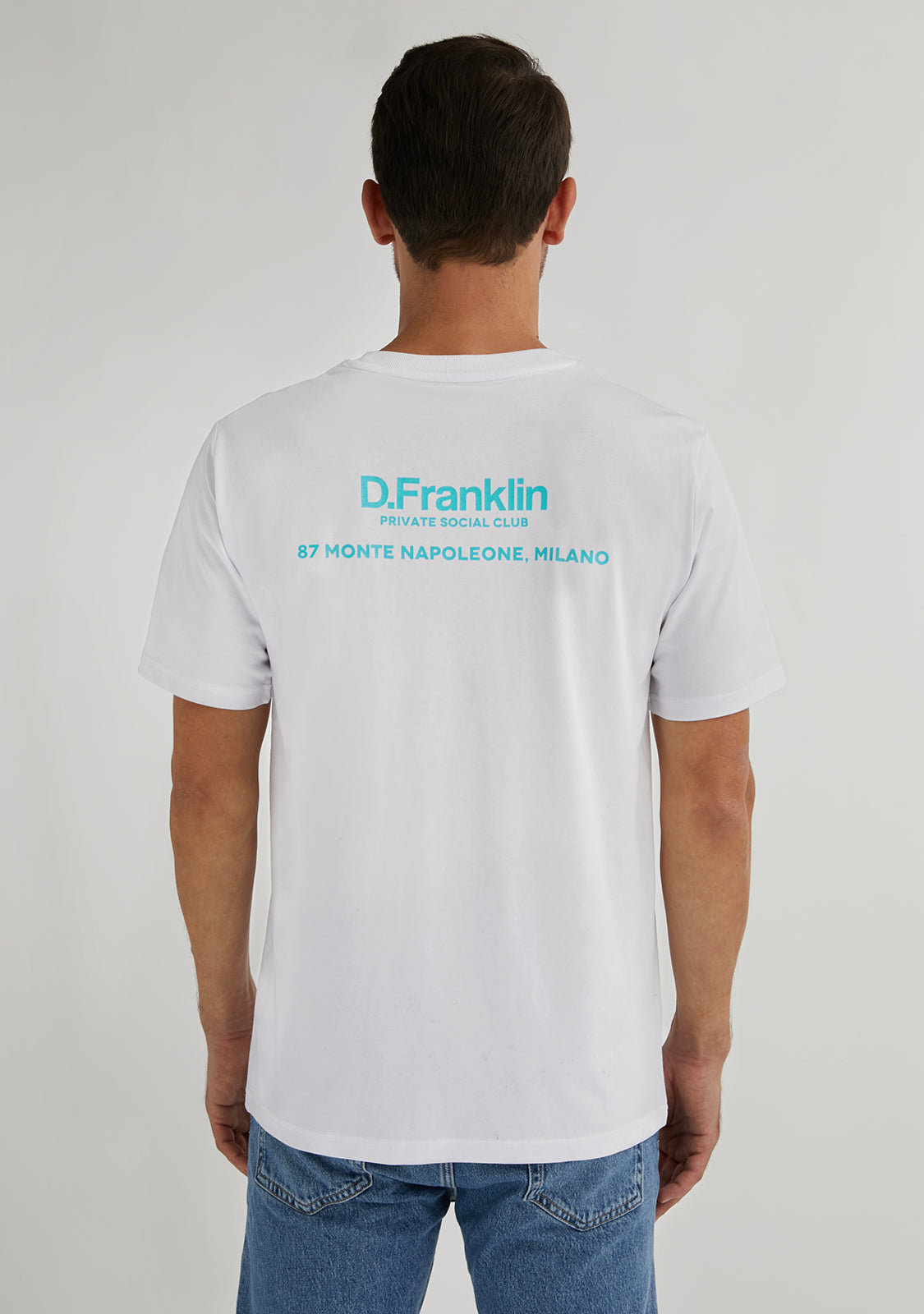 Social Club T-Shirt White / Blue