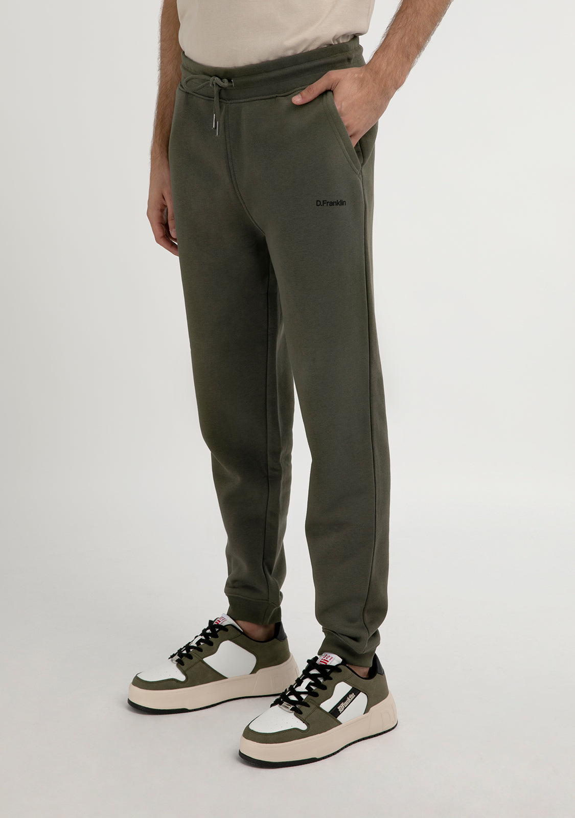 Logo Jogger Khaki / Black