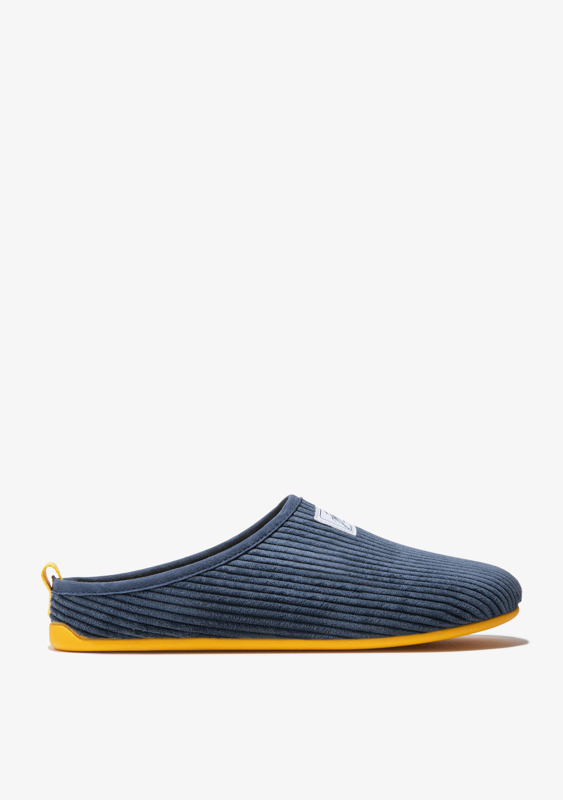 Mercredy Slipper Cord Navy / Yellow