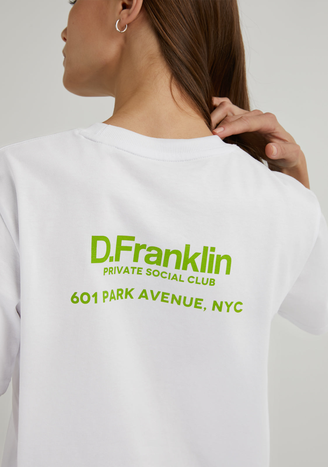 Social Club T-Shirt White / Green