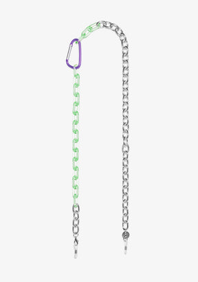 Link Chain Green / Silver