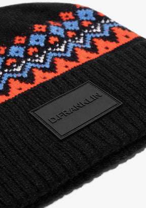 Nordic TRK Fair Isle Beanie Navy