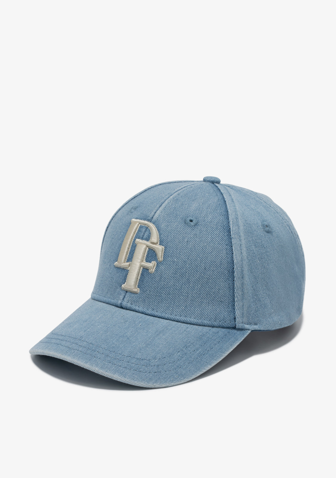Initials Baseball Cap Denim