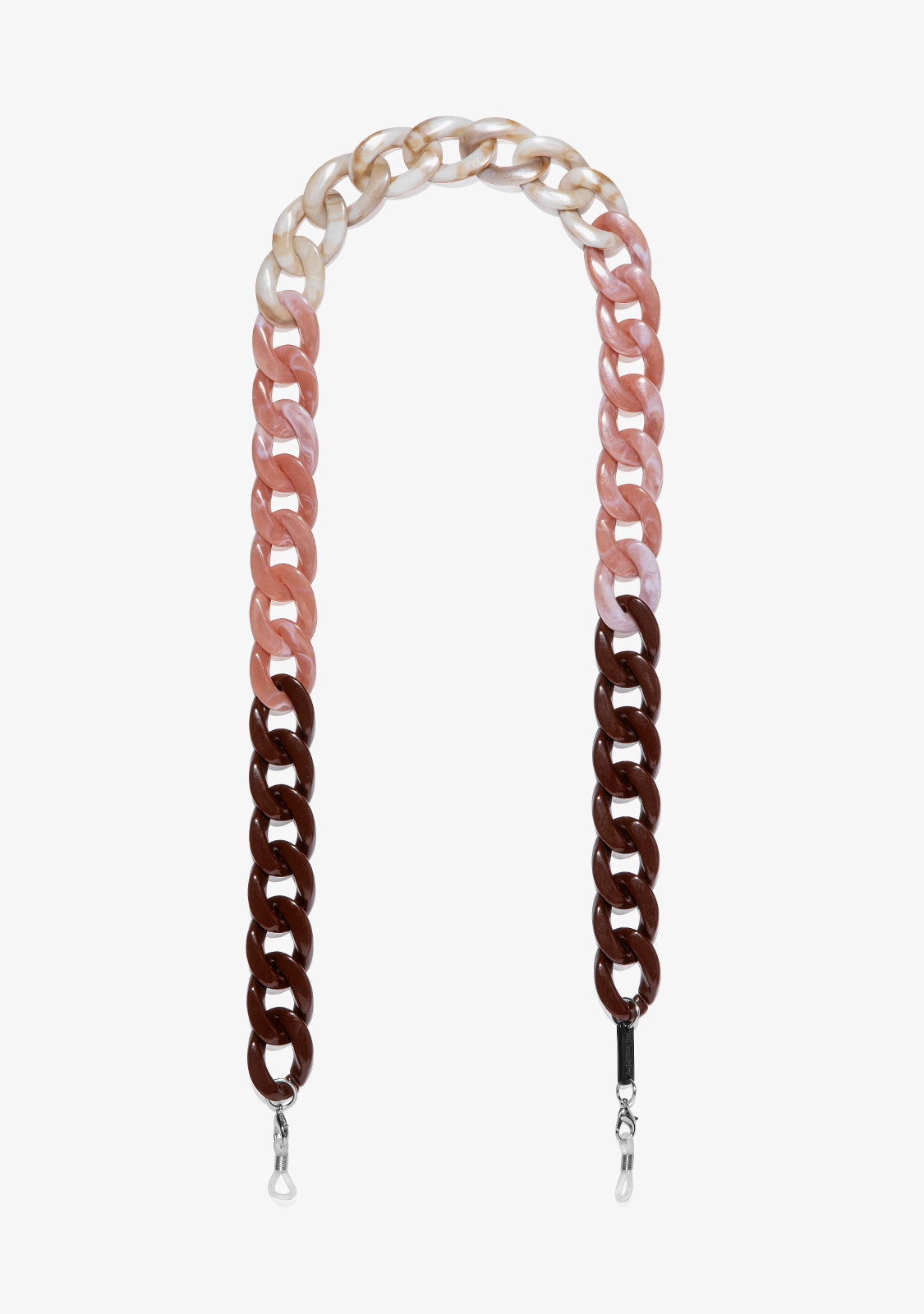 D.Franklin Glasses Cords - Link Chain Brown