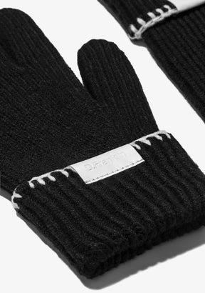 Nordic TRK Knitted Gloves Black