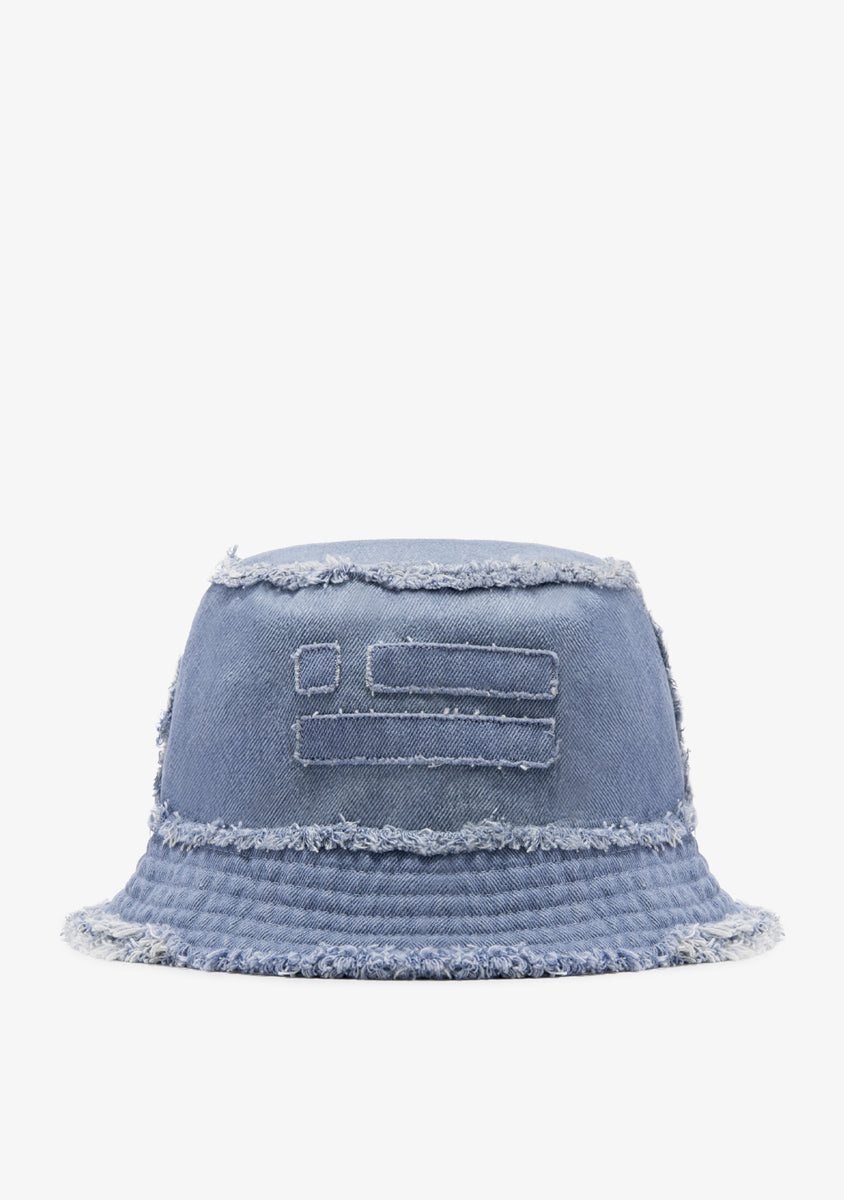 ◆INSTANTFUNK◆ denim bucket hat BDFWIFAC01 MUSINSA | INSTANTFUNK Denim embroidered bucket hat - blue