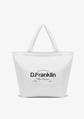 Paris St.Denis Tote Bag White