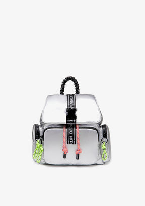 Bomb Flap Backpack Silver