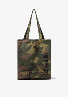 Tote Bag Camo Black