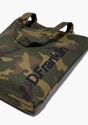 Tote Bag Camo Black