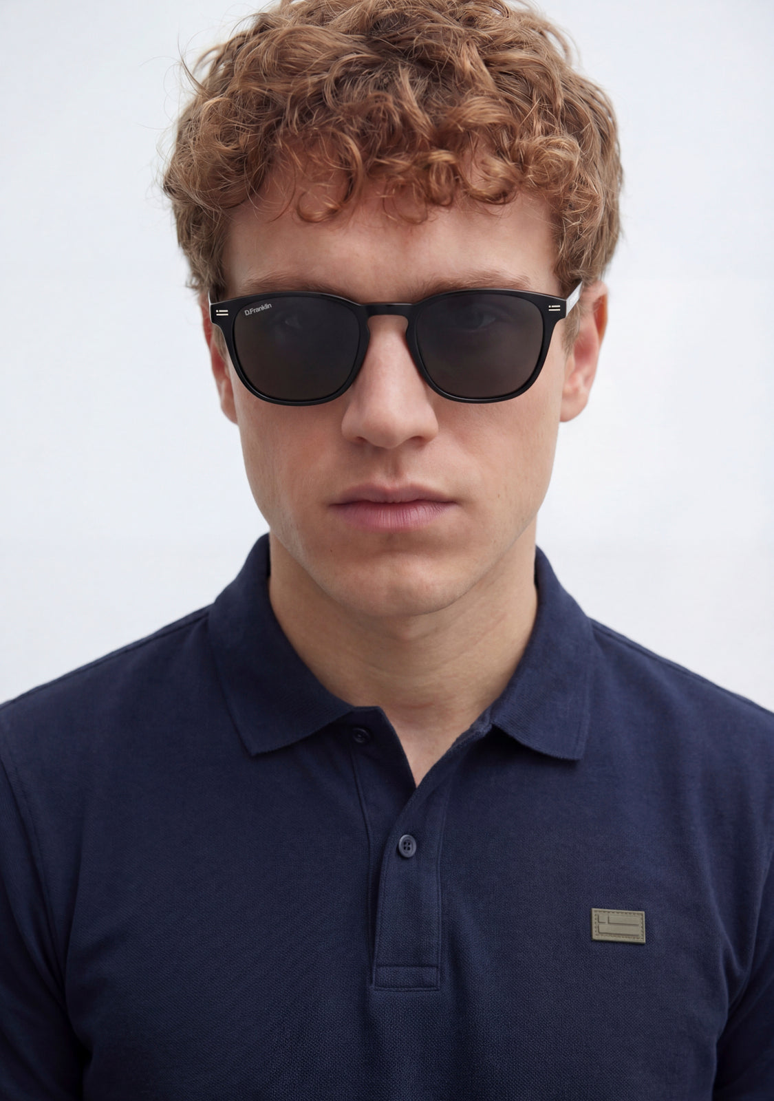 Square sunglasses Ultra Light SQ Black Polarized | D.Franklin