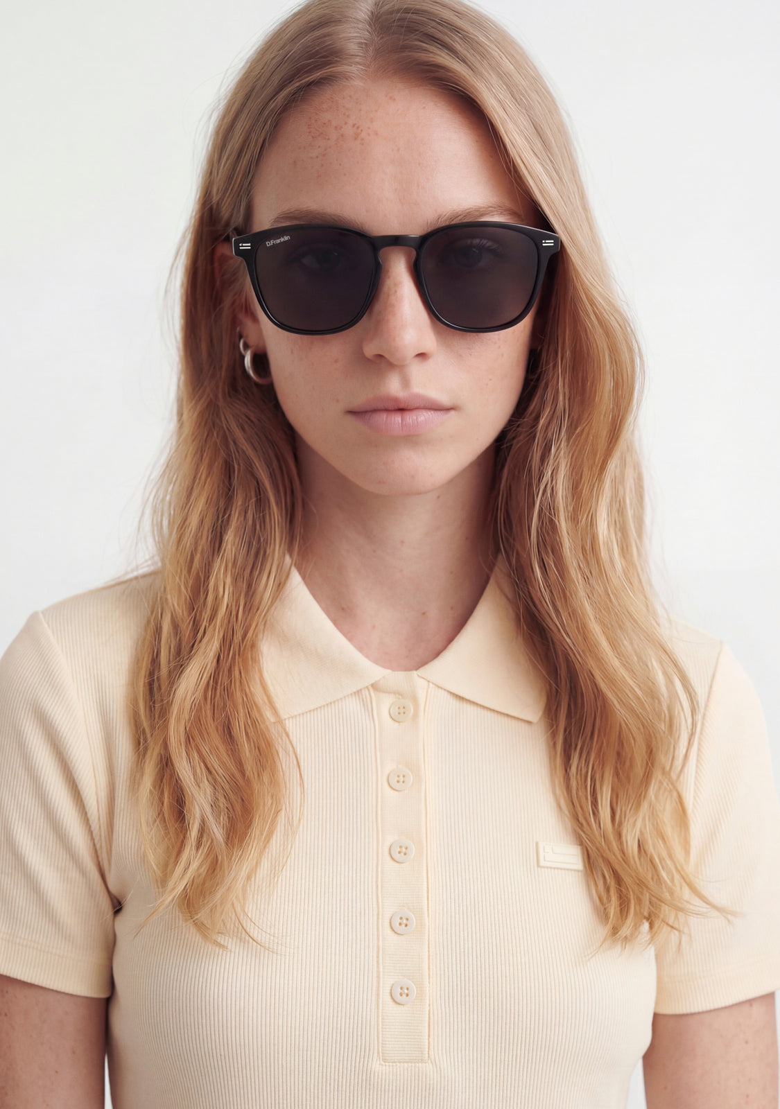 Square sunglasses Ultra Light SQ Black Polarized | D.Franklin