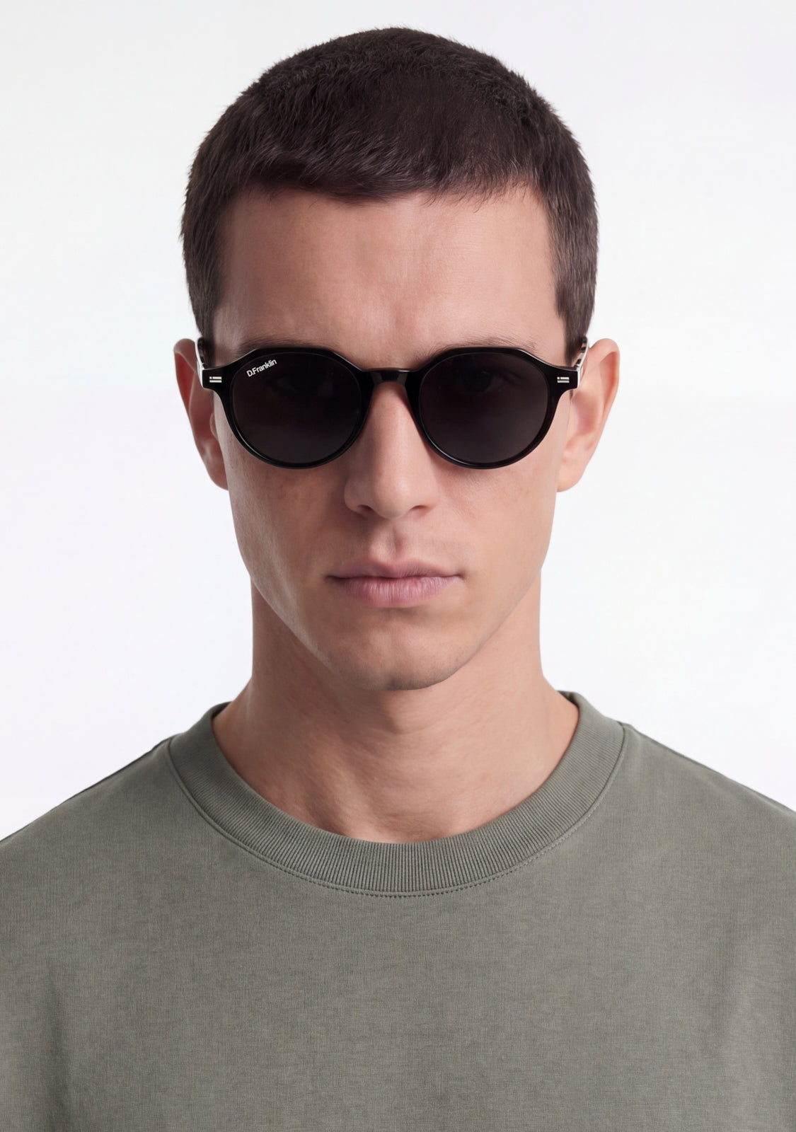 Black Round Sunglasses | D.Franklin