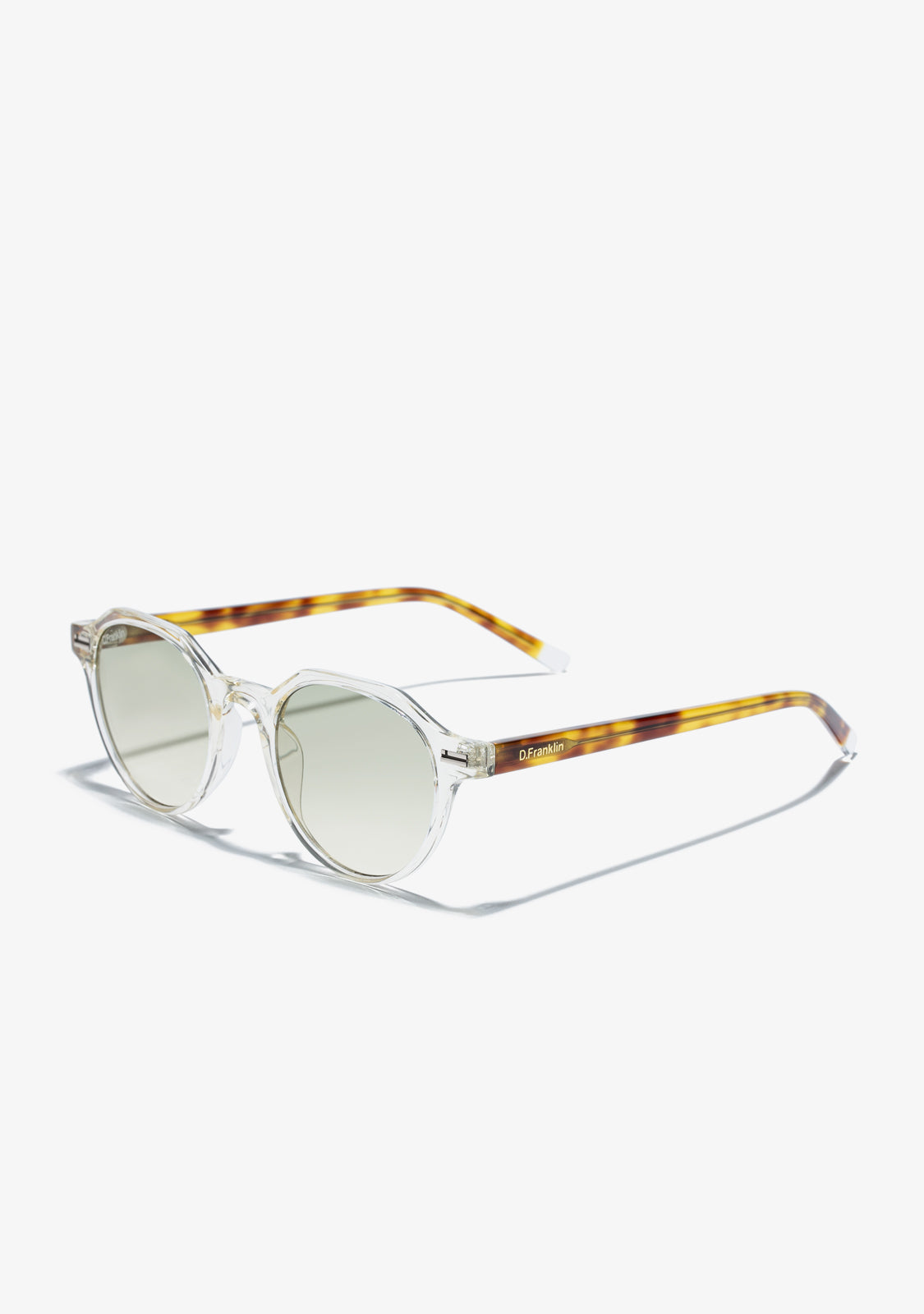 Round Sunglasses Ultra Light S Round Trans Grey | D.Franklin