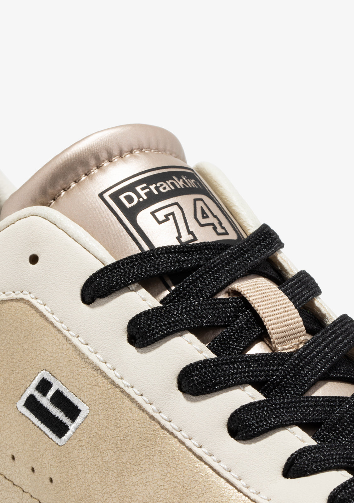 D FRANKLIN ZAPATOS / SNEAKERS / TENNIS Court Basket Gold / Leopard