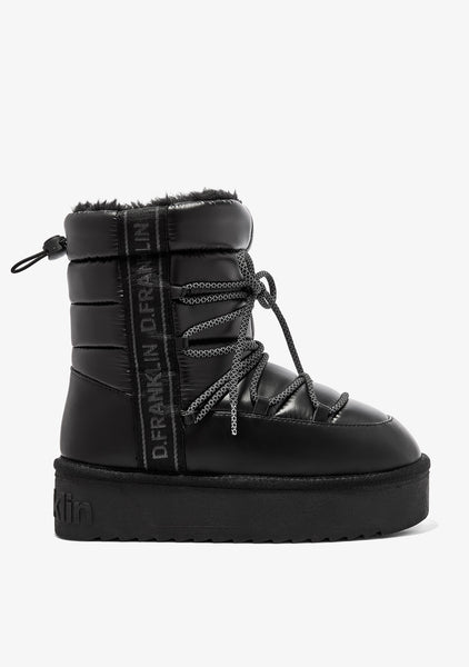 Black Tall Après-ski Boots | Nordic | D.Franklin