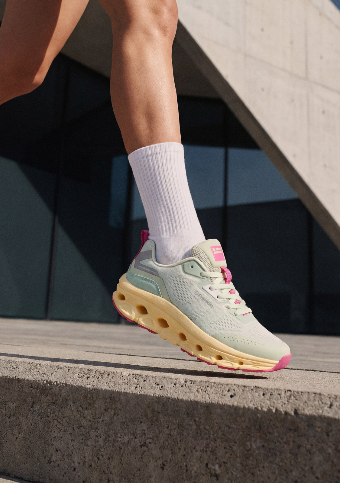 Women's Sneakers Aero Dual Mint / Beige | D.Franklin