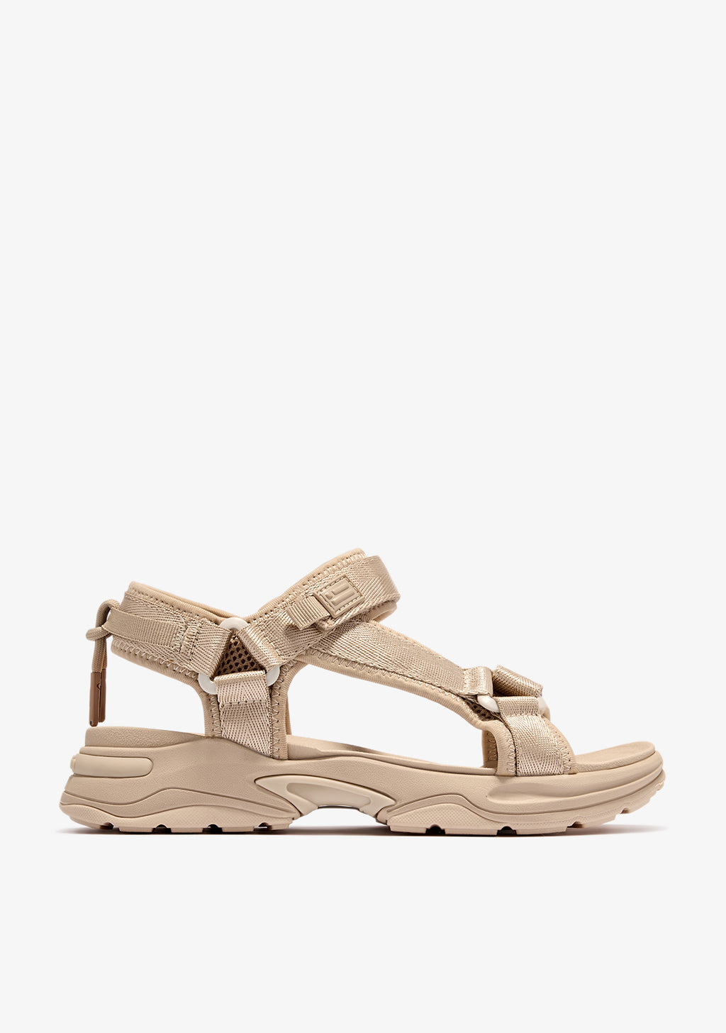 Women's Sandal Nylon Beige 347 | D.Franklin