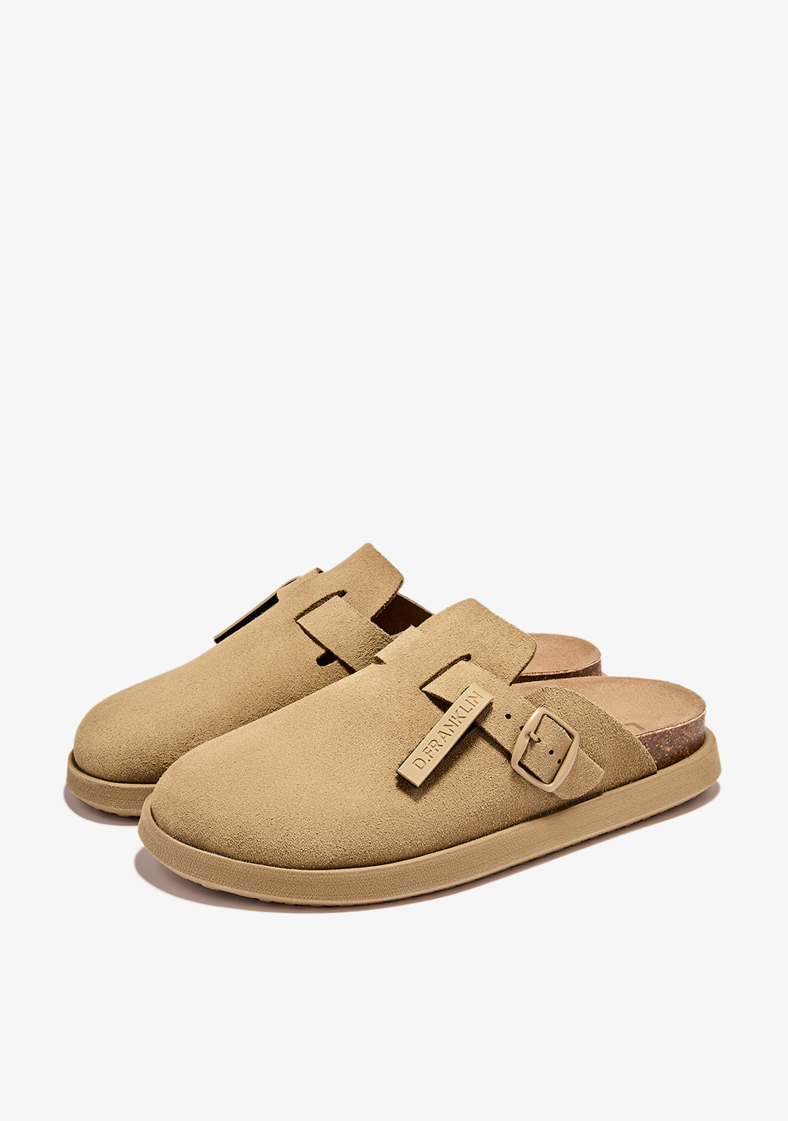 Vibe Sandals Clog Suede Sand