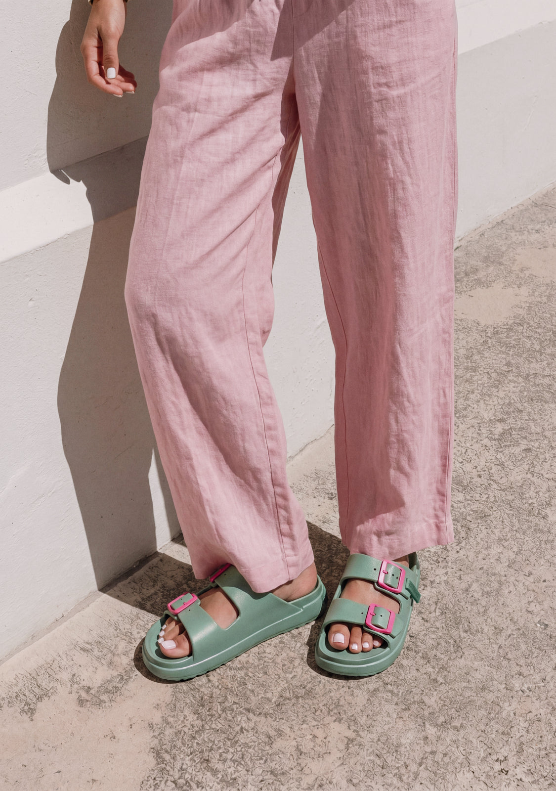 Men's Vibe Foam 2 Buckles Deep Sea Mix Sandals | D.Franklin