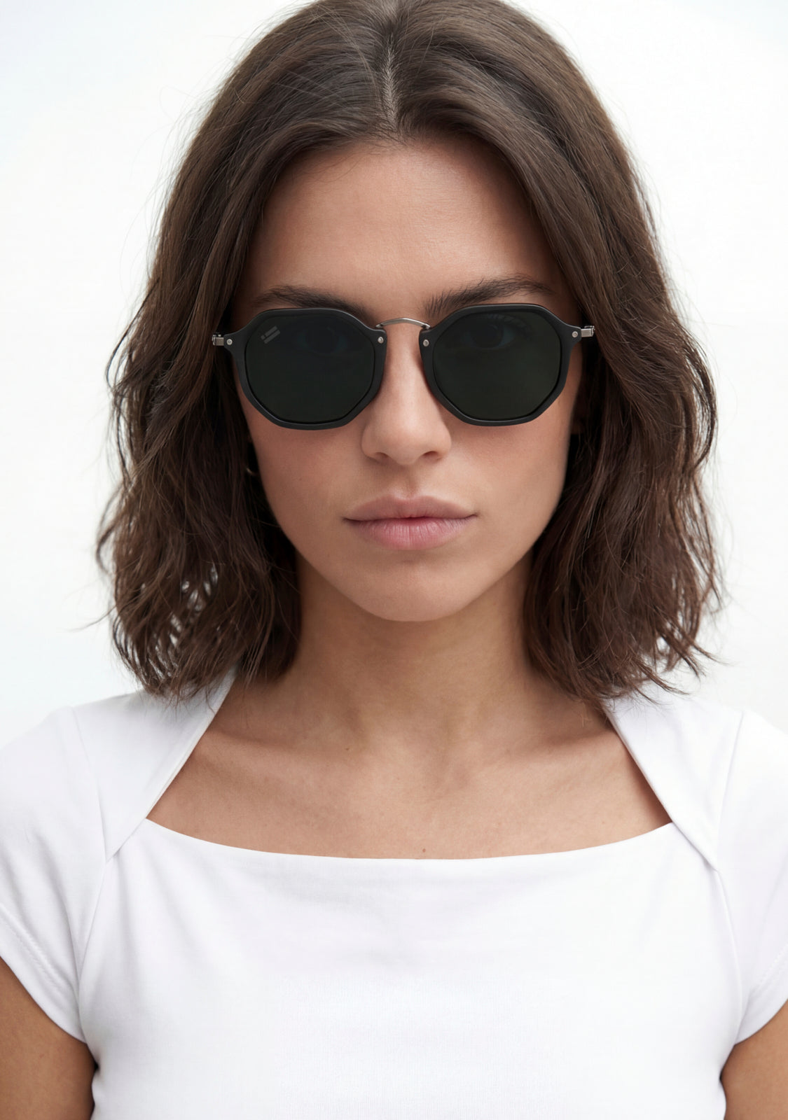 The Eye ブラックメタル　BLACKL Black Sunglasses Roller HEX Matt Black | D.Franklin®