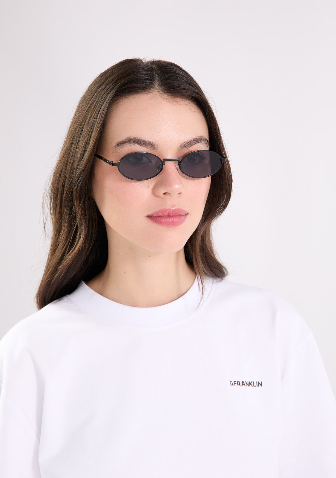 Black Sunglasses Oval Legacy Black | D.Franklin®