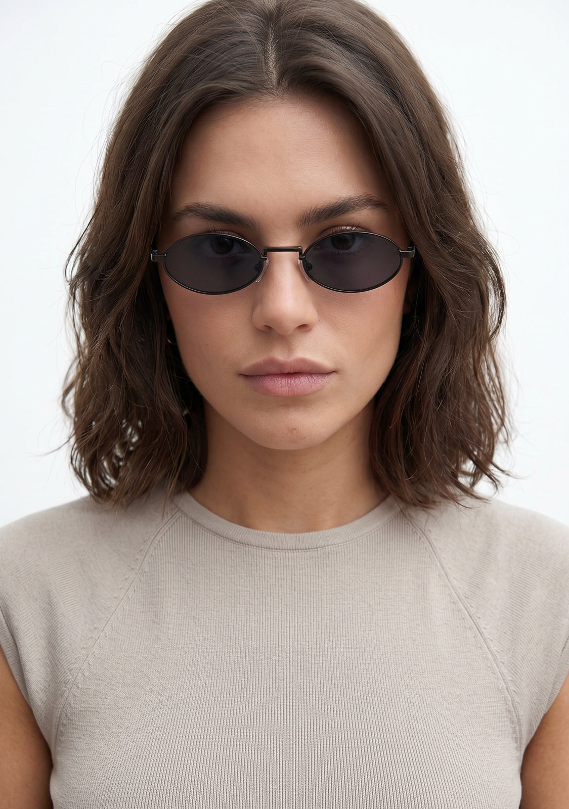 Black Sunglasses Oval Legacy Black | D.Franklin®