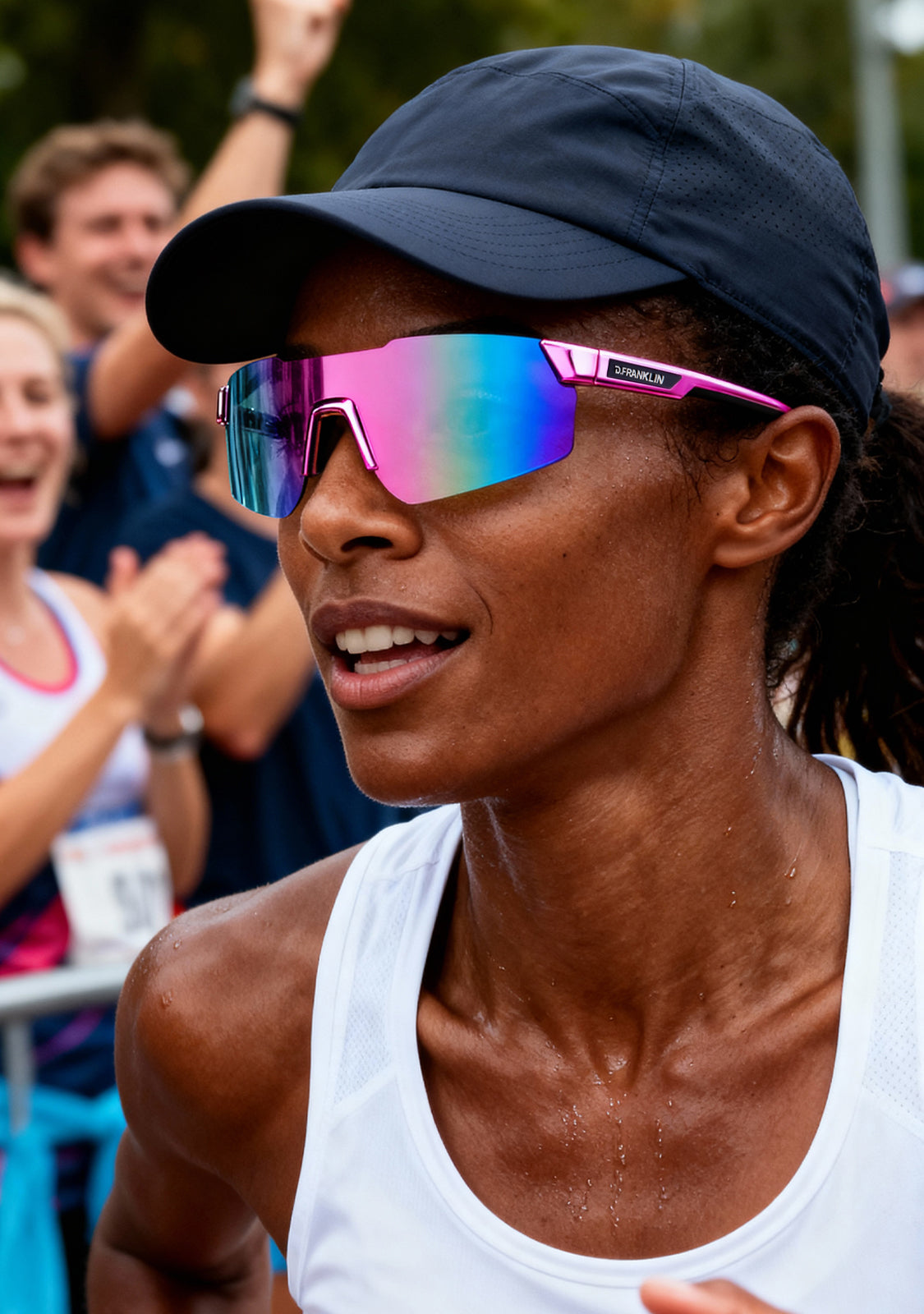 Purple Sunglasses Tsunami Fuchsia Chrome | D.Franklin®