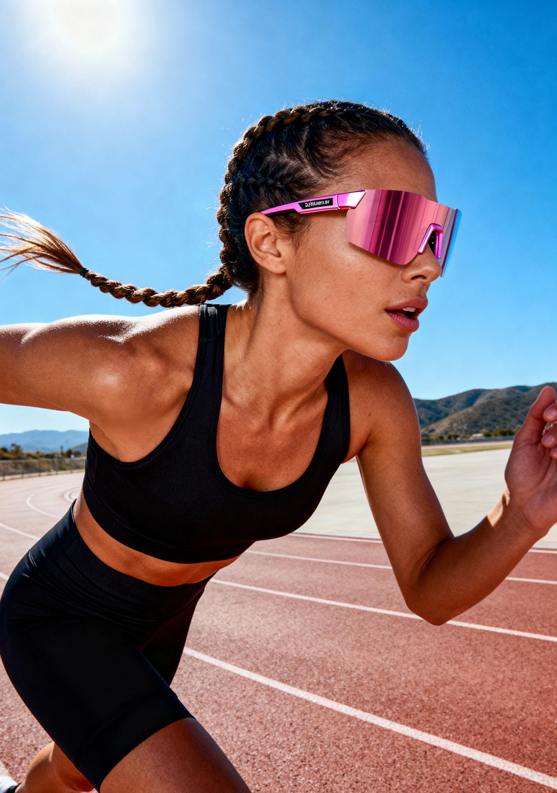 Purple Sunglasses Tsunami Fuchsia Chrome | D.Franklin®