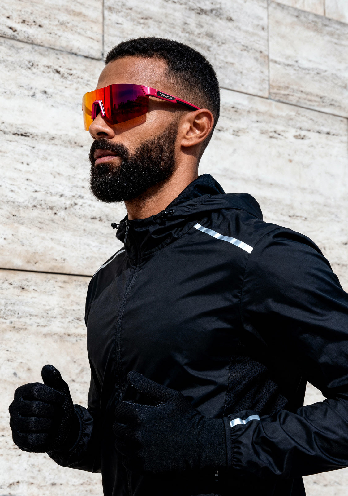 Red Sunglasses Tsunami Red Chrome | D.Franklin®