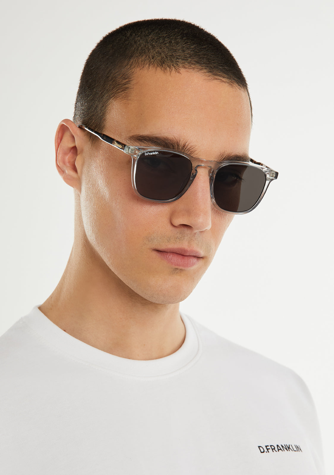 D.Franklin サングラス JIGGYCRYSTALGREEN SMOKE Jiggy Transparent / Smoke