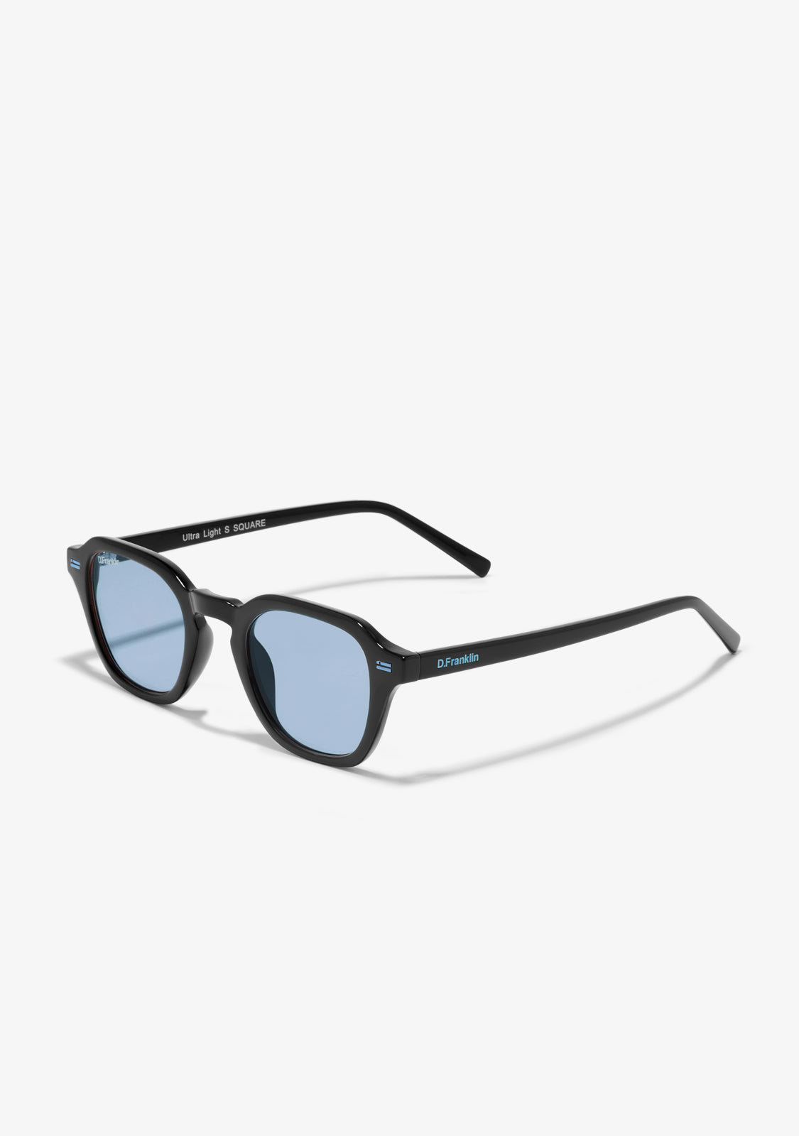 Black Sunglasses Ultra Light S Square Black | D.Franklin®