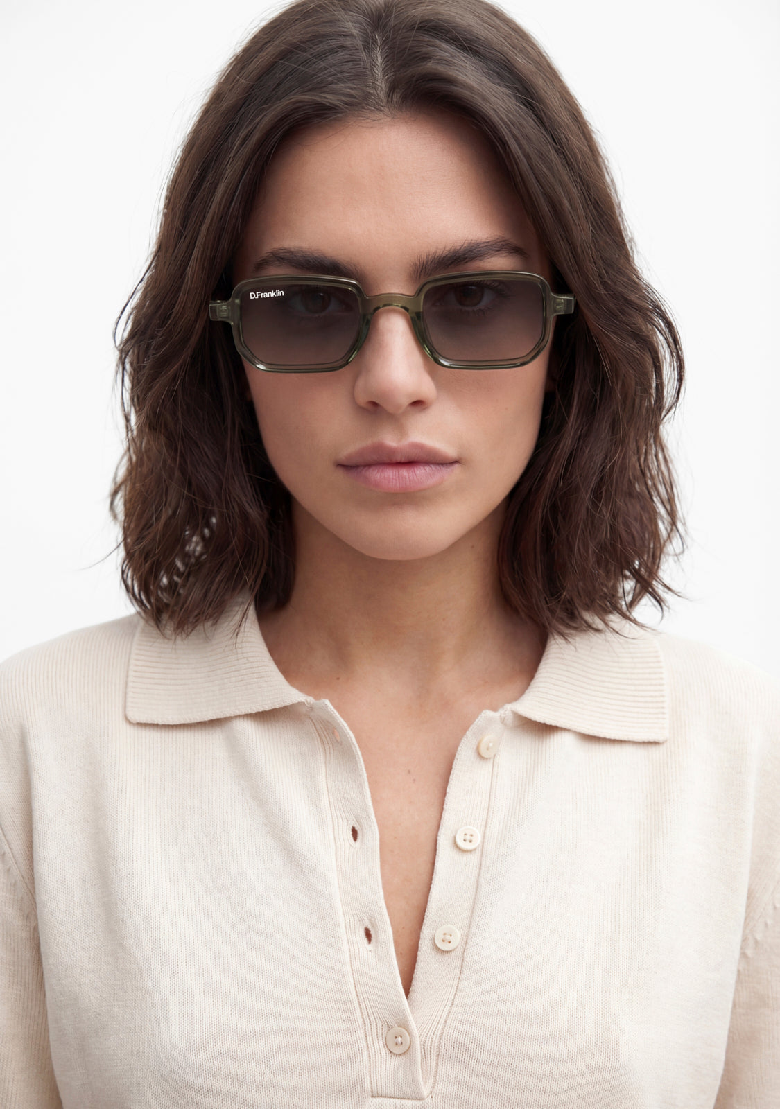 Green Sunglasses Jiggy Crystal Green | D.Franklin®