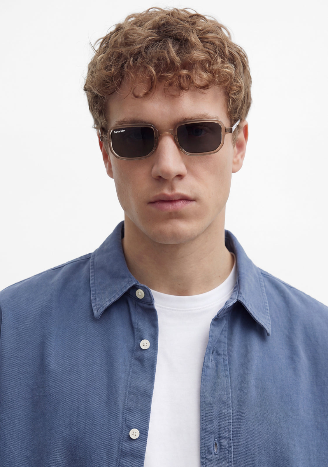 Rectangular Sunglasses Jiggy Transparent | D.Franklin®