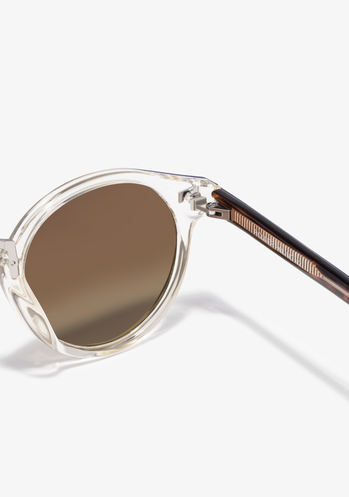 Brown Tortoise Polarised Round Sunglasses | D.Franklin