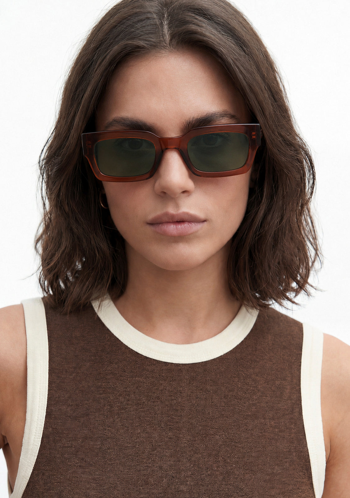 Square Sunglasses Tokyo Low Rust | D.Franklin®