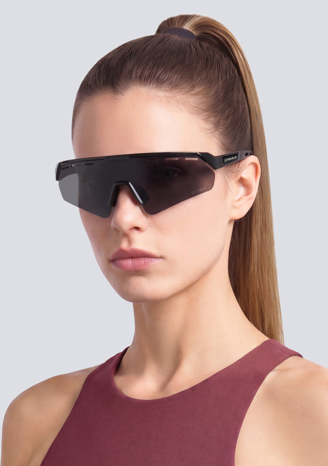 Sports Sunglasses Thunder Fifty Low Black / Black | D.Franklin