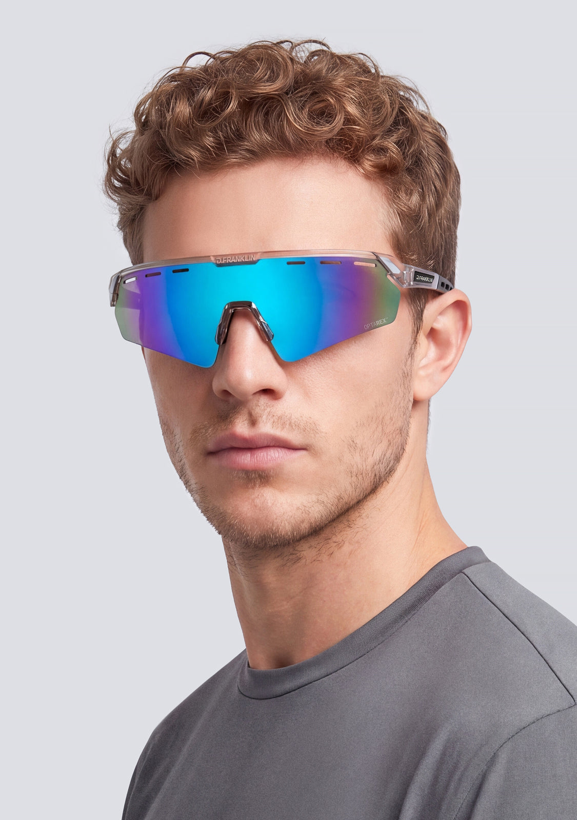 グレイトフルデッド　タートルライト Sports Sunglasses Thunder Fifty Low Light Grey / Mirror Blue | D