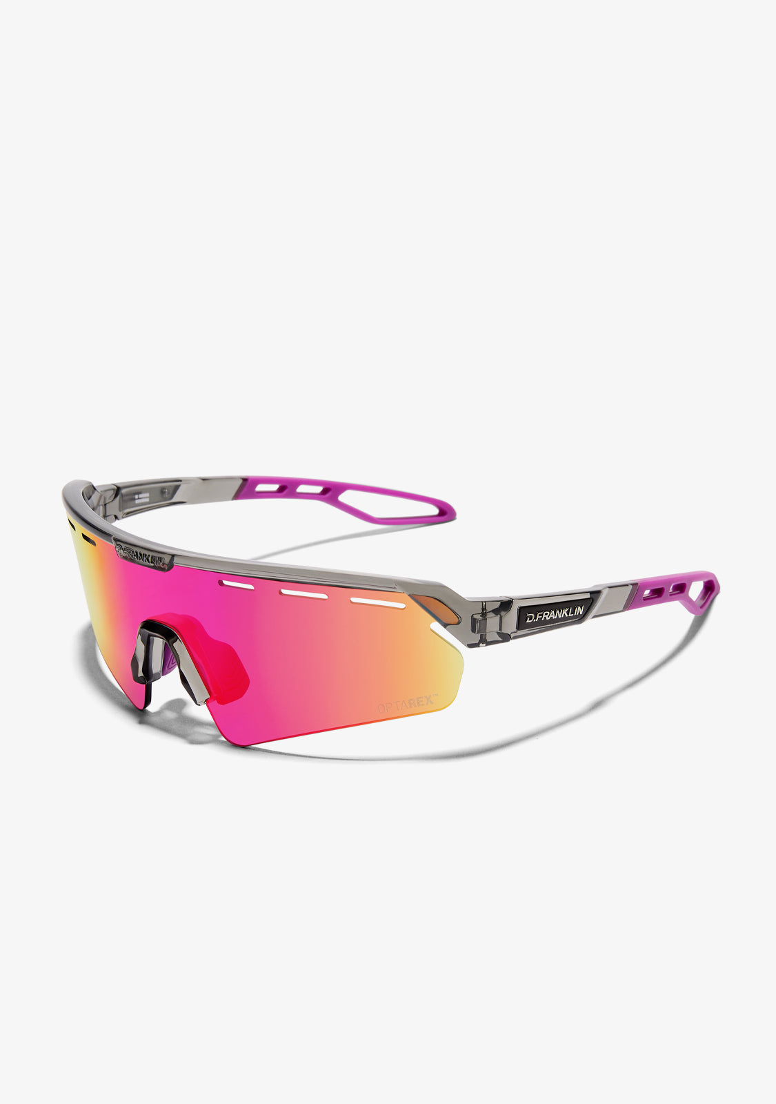 Sports Sunglasses Thunder Fifty Low Dark Grey / Mirror Purple | D